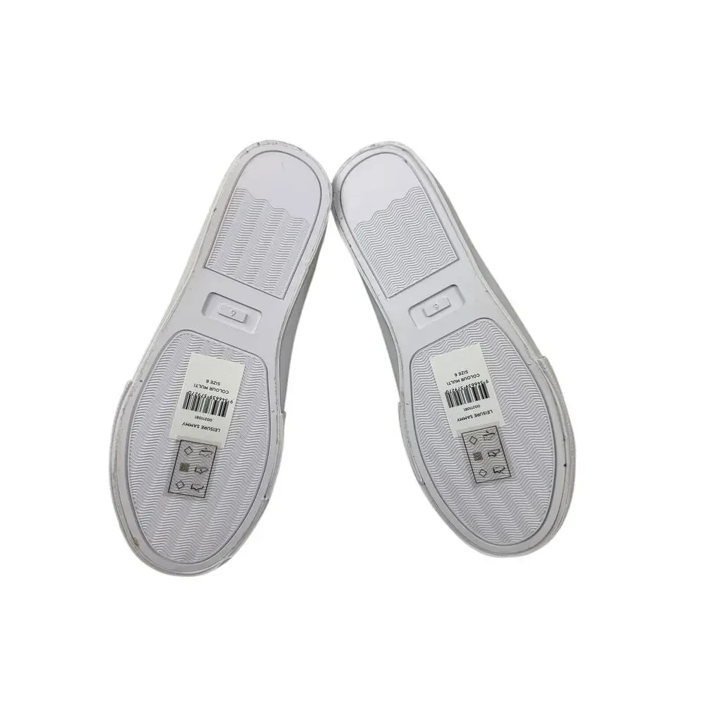 EVANS‎ Women's Wide FIT Sammy Leisure Shoe Sneaker, Multi, 6
